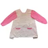Ropa de Trabajo linda para Vendedor de Guardería de Cocina Manga Larga a Prueba de Aceite Algodón para el Hogar Antiretroceso Mono Estilo Coreano Moda Delantal