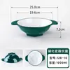 Tazón doble de melamina para hot pot picante, tazón popular en línea para sopa, fideos, fideos de arroz, uso comercial para fideos de caracol y hot pot picante