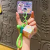Chaveiro Pingente Cubo Mágico Kapibala Três Níveis Brinquedo Educacional Pingente para Mochila Escolar Boneco Anti-estresse