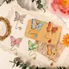 Marcapáginas de Metal Retro Exquisito con Forma de Mariposa Electroplateado, Souvenir Cultural y Creativo de Alto Valor para Estudiantes, Exquisito Clip para Páginas de Lectura
