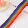 Cinta de Unión para Maletas de Polipropileno 900D con Perlas Cinta Arcoíris Cinta de Tracción para Mascotas Cinta Decorativa Cinta de Polipropileno