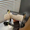 Bolso Cojín Vintage Estilo Retro, Bolso Mini Cilíndrico de Moda Nueva, Bolso Cruzado de Hombro Único, Bolso Cuadrado Pequeño con Correa Ancha