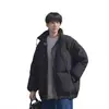 Otoño e Invierno Nuevo Fácil de Combinar Mangas Desmontables Chaqueta de Algodón para Hombre Cálida Color Sólido Cuello Alto Ropa de Algodón Chaqueta Acolchada para Hombre Ropa de Abrigo para Hombre Amor