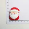 Acessórios de Resina do Papai Noel Materiais Combinando Feitos à Mão Pingente de Grampo de Cabelo Criativo DIY Pingente de Chaveiro Cola de Creme