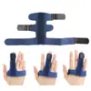 Nuevo cinturón de fijación para dedos lesión de rotura de hueso y tendón cubierta protectora para el pulgar soporte reforzado con placa de aluminio protector de dedo fijo