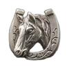 Anillo del zodiaco con forma de herradura de caballo Tangcao de plata tailandesa, personalidad retro, diseño de nicho para hombres y mujeres.
