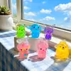 Enfeites de Areia Movediça Preenchidos com Óleo Cachorro Canela Luminoso Desenho Animado Sanrio Chaveiro Pingente Bolsa Joia Pingente Atacado