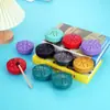 Tambor Etereo de 3 Polegadas e 6 Tons Feito Sob Medida Instrumento Musical Infantil Brinquedo Orff Artesanato Tambor Mini Portátil Tambor de Chuva de Bolso