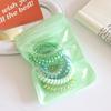 Novo Candy Color Sweet Girl Gradient Phone Ring Hair Rope Head Rope Traceless Hair Ring Hair Accessories