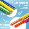 Globo Cohete Juguete Infantil para Exteriores, Inflable, Volador, que Hace Sonido, Engrosado, Flotante, Dibujo Animado Educativo Tira Larga Globo Famoso de Internet