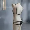 Comércio Exterior Transfronteiriço Nova Roupa Íntima Sexy Roupa Íntima Sexy Feminina de Três Pontos com Recortes em Forma de Coração Traje Sexy