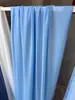 Azul cielo azul gris azul claro hilo de gasa translúcido azul de boda cortina de gasa tela transparente transparente cortina de tela transparente decoración de escena blanco medio metro