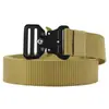 Cinturón Cobra Personalizado Exterior Multifuncional Entrenamiento Especial Táctico Aleación de Zinc Imitación Nylon Tejido Versátil
