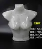 Maniquí Colgante de Medio Cuerpo Femenino para Exhibición de Ropa de Plástico, Maniquí de Pecho, Soporte de Exhibición para Hombres y Niños, Modelo de Cuerpo Humano Falso