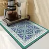 Alfombrilla Absorbente para Cafetera Cocina Platos Bar Alfombrilla de Drenaje Taza de Agua Esterilla Secadora Encimera Alfombrilla Aislante sin Lavado