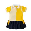 Uniforme de Jardín de Infancia Jinmier Verano Manga Corta Traje Deportivo de Verano para Niños Traje de Graduación Uniforme de Escuela Primaria