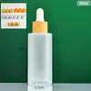 Frasco Conta-gotas de Vidro Fosco 20ml com Tampa de Madeira, Frasco Dispenser de Óleo Essencial Fosco de Ombro Plano, Frasco Vazio