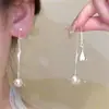 Brincos Super Fada Estrela com Franjas para Mulheres, Luxo Acessível Elegante, Brincos Longos Ins Novo Popular Nicho Novos Brincos, Versátil