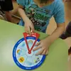 Nuevos materiales didácticos de fieltro para educación temprana infantil, dial del tiempo, juguete DIY para jardín de infantes, barómetro al por mayor