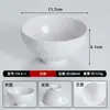 Vajilla de melamina de dos colores, tazón pequeño de plástico para salsa de inmersión, tazón de arroz comercial tipo porcelana, tazón de arroz para cafetería, tazón pequeño para condimentos de hot pot, tazón pequeño para sopa