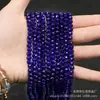 Contas facetadas coloridas em formato de roda, contas de vidro cristal soltas para colares, pulseiras e acessórios de joias artesanais DIY atacado
