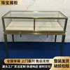 Vitrine de joias com luzes, vitrine deslizante, vitrine de relógios e jade, vitrine de vidro temperado, atacado personalizado