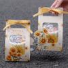 Decoración para Cupcakes de Girasol Bobo, Inserto para Decoración, Día del Maestro 2026, Empaque de Bolsa de Regalo de Mano para Vacaciones de Maestros, Caja de Empaque
