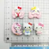 Accesorios de resina serie de luna de dibujos animados lazo Gato KT material para funda de teléfono diy pasador de taza tocado