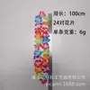 Fornecimento Direto da Fábrica 24 Pares 6cm Guirlanda Colorida Havaiana para Festival de Música Festa de Aniversário Festa de Evento Decoração de Festa