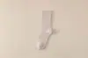 Meias de lã femininas, espessadas e forradas com fleece para aquecimento no outono e inverno, comprimento até a panturrilha, absorventes de suor, cor sólida, estilo coreano, anti-pilling, meias Zhuji