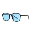 Gafas de sol cuadradas de doble puente, estilo retro moderno, para comercio exterior transfronterizo, estilo INS, para fotografía callejera 22007