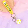 Nuevo llavero de minipelota deportiva con temática de la Copa del Mundo, perfecto para aficionados, estudiantes y parejas como accesorio para bolsa.