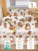 Lençóis Descartáveis com Toque de Algodão para Venda por Atacado, Capas de Colcha, Fronhas, Conjunto de Quatro Peças, Viagem, Viagem de Negócios, Roupa de Cama de Hotel, Verão