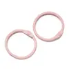 Llavero de Esmalte Horneado Color Tarjeta de Color Anillo Diámetro 30mm Apertura Móvil Anillo de Alambre de Hierro Anillo de Libro de Unión Metálica