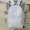 Mochila de moda de lunares estilo pastoral nueva, mochila escolar de gran capacidad para estudiantes, mochila linda de alta calidad