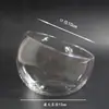 Garrafa de Vidro Boca Larga com Corte Oblíquo Garrafa Ecológica de Musgo para Micro Paisagismo Transparente Suculenta Vaso de Vidro DIY Enfeites de Mesa