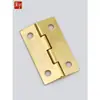 Mini Bisagra Pequeña Dorada de 4 Puntos 6 Puntos Esquina Redondeada Cadena Bisagra de Hierro Apertura Plana Caja de Joyería Bisagra Plegable de Cobre Accesorios de Ferretería Bisagra