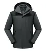 Ropa de carga Outsiders con cremallera YKK tres en uno desmontable de terciopelo de zorro plateado (sombrero desmontable) imprimible