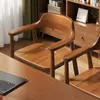 Cadeiras de Madeira Maciça, Cadeiras de Jantar Vintage, Mesa e Cadeiras de Jantar para Casa, Novas Cadeiras Minimalistas Hiroshima, Poltronas de Lazer, Cadeiras para Mesa de Reunião