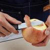 Cuchillo de fruta al por mayor, portátil, de acero inoxidable, para uso doméstico o de estudiantes, ideal como regalo.