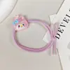 Diadema Linda Brillo Sanrio Cuerda para el Cabello Anudada Goma Elástica Colorida Kuromi Perro Canela Lazo para el Cabello Diadema para el Cabello