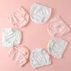 Roupa íntima infantil algodão cuecas de bebê roupa íntima de bebê meninos e meninas calça de triângulo pão caixa de três peças