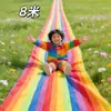 Alfombrilla Deslizante de Hierba Arcoíris para Niños Alfombrilla Deslizante para Exteriores Equipo de Entrenamiento Sensorial Interactivo para Padres e Hijos Alfombrilla Deslizante de Hierba Engrosada