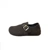 Sapatilhas femininas Birkenstock totalmente fechadas estilo floresta 2026 Outono/Inverno novas versáteis retrô simples slip-on sapatos baixos