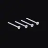 Accesorios para pendientes transparentes de material PC japonés y coreano protección ambiental no es fácil de alergia aguja de oreja de resina perforación de agujero de oreja taladro especial Pendiente de copa