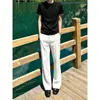 Tendencia Otoño 2026 Pantalones de Traje de Caída Simple para Hombre Estilo Retro Japonés Color Sólido Sin Planchar Tacto de Alta Gama Micro-Campana Pantalones Largos