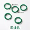 Llavero de anillo de plástico de colores Accesorios para abalorios DIY Colgante de anillo de resorte Gancho de campana Materiales para cadena de teléfono móvil