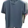 Camiseta de Manga Corta de Seda de Hielo de Comercio Exterior para Hombre, Ropa de Verano, Casual de Negocios, Holgada, Secado Rápido, Top Elástico, Fresca, Transpirable, Camiseta Delgada