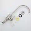 Grifo de Acero Inoxidable 304 para Purificador de Agua, Cocina Doméstica 1/4 de Pulgada y 1/2 Pulgada Grifo de Agua Potable Directa para Purificador de Agua Fría Única