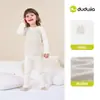 Conjunto de ropa interior para niños Dudu, pijama de otoño para niños, tops y pantalones de otoño 100% algodón para niñas, ropa nueva para bebé